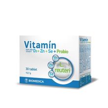 Vitamín D3+Zn+Se+Probio